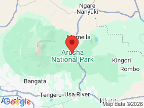 Map of Site Report: Arusha National Park, Tanzania